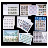 Vintage USPS Stamp Sheets (15) Incl. Dolls & Art