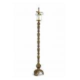 Reticulated Metal Floor Lamp