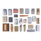 Vintage Zippo, Bentley, & Other Lighters (25)