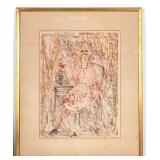 Mid Century Lithograph signed Phillips 1962
