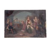 Old Masters Style Continental Oil / Canvas 19th C