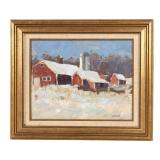 Winter Landscape by Susan Grisell (Conn 1946-)