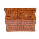 Antique French Parquetry Inlay Travel Writing Desk