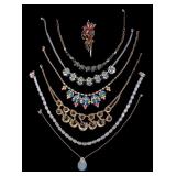 Designer Costume Jewelry Bib Necklaces