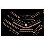 Gold Tone Designer Jewelry