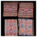 4-Piece Antique Collectible Saddle Bag Set