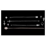 Sterling Silver Christian Jewelry (10 Items)