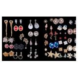 Monet, Coro, & othe Designer Rhinestone Earrings