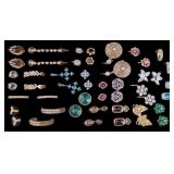 Trifari, Coro, & Designer Rhinestone Earrings