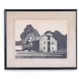 Joseph Patterson Sims (1890-1953) Lithograph