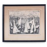 Claira Josephs Lithographic Print