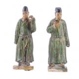 Mingqi Singed Earthenware Elder Figure