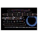 Millefiori and Glass Bead Necklaces
