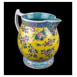Famille Jaune Porcelain Pitcher