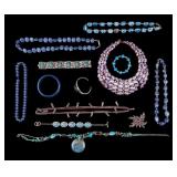 Turquoise, Larimar, Blue & Purple Costume Jewelry