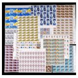 Vintage US Stamp Sheets (14) Incl. Historic