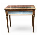 Neoclassical-Style Curio Cabinet / Table
