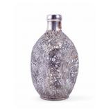 Haig-Pinch Bottle Decanter with Sterling Overlay