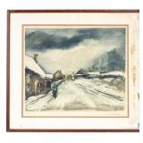 Maurice de Vlaminck "La Route de Beauche" Print