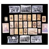 Early Black & White Cabinet Cards & More