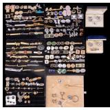 Vintage Cufflinks (~60 Prs) & Tie Clips Collection