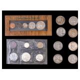 Franklin Silver Half Dollars + Mint Sets
