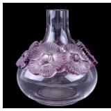 Lalique Atossa Viole Vase w/OB