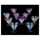 12 Cruise Liner Martini/ Margarita Glasses