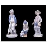 Lladro Porcelain Figurines (3)