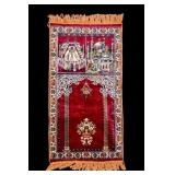 Hand Woven Silk Islamic Tapestry