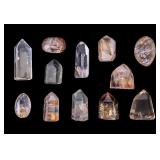 Rutilated Quartz Crystals and Cabs