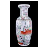 Chinese Famille Rose Baluster Vase