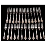 Wallace Sterling Salad and Dinner Forks (24)