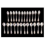 Wallace Grande Baroque 925 Soup and Tea Spoons