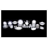 Noritake Legendary Crestwood Cobalt China 94 pcs