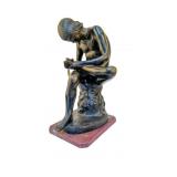 Bronze "Spinario" Boy With Thorn Replica Statue