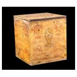 Buddhist Puzzle Box w/  Ashtamangala Signs