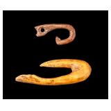 Inuit Inupiat Yupik Fish Hook Artifacts (2)
