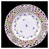 Herend Blue Garland Porcelain Plate