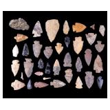 Early Arrowheads, Fossilized Teeth, & Pyrite Chunk