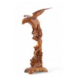 Eagle Carved Boxwood Statue