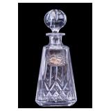 Waterford Lismore Decanter with Sterling Neck Tag