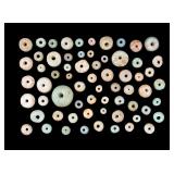 Neolithic Annular Amazonite Artifact Beads (66)