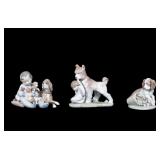 Lladro Porcelain Statuettes (3)