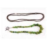Turquoise and Smokey Quartz Necklaces