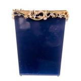 Jay Strongwater Devon Floral Scroll Waste Bin