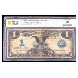 1899 Graded Silver Star Eagle $1 Note