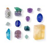 Semi-Precious, Agate & Quartz Cystals, Snuff