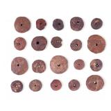 Antique Bura Culture Disk Beads - Niger (20 Pc.)