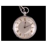 Antique Fine Silver Keywind Pocket Watch